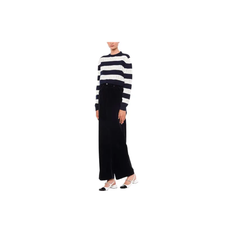 MIU MIU SS22 Sweater Women's Navy Blue-1