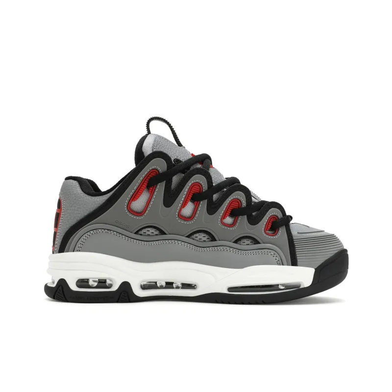 OSIRIS Skateboard Shoes Unisex Low Top Gray Red-1