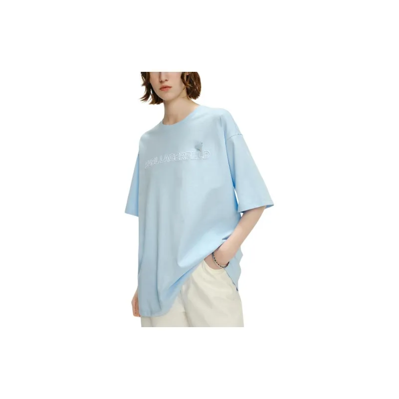 KARL LAGERFELD T Shirt Women's Blue-4
