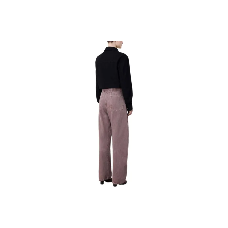 Lemaire Twisted Belted Pants 'Snow Mauve'-1