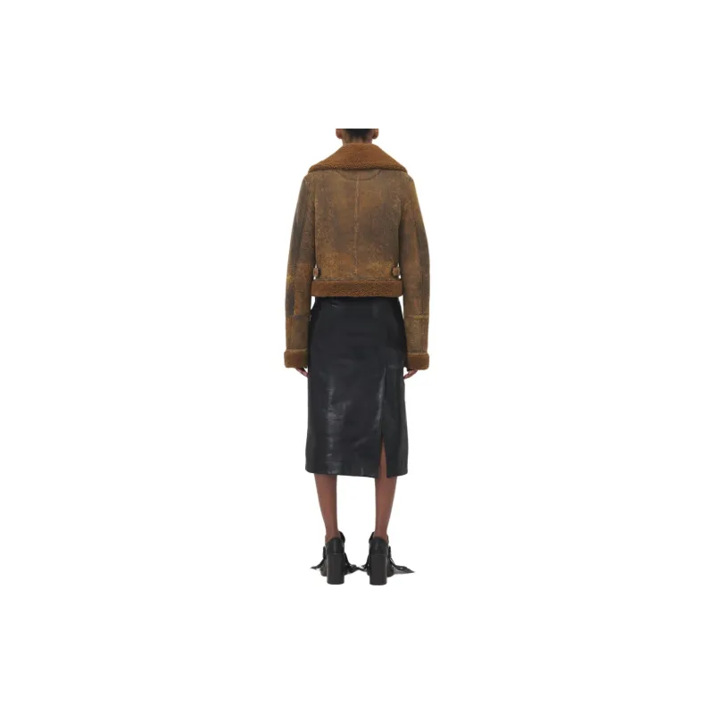 Alexander McQueen Off-Center Zip Aviator Jacket-1
