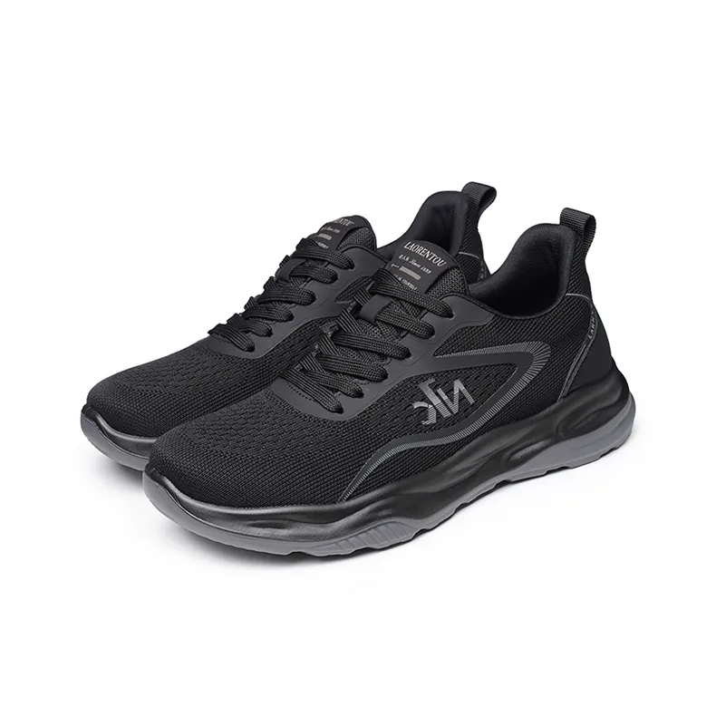 LAORENTOU Outdoor Shoes Men Low Top Black-3