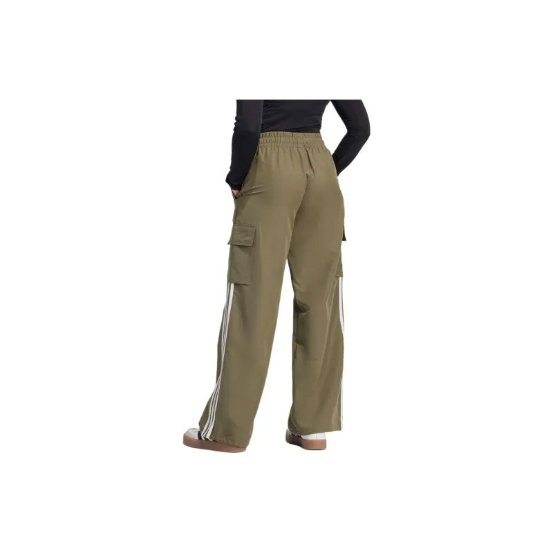 Adidas Originals Adicolor Cargo Pants Knitted Sports Pants Women's Green-2