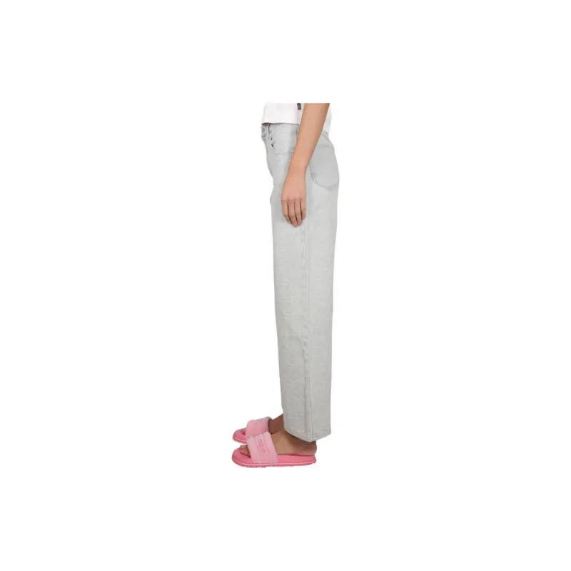 MARC JACOBS The Monogram Wide leg Jeans-4