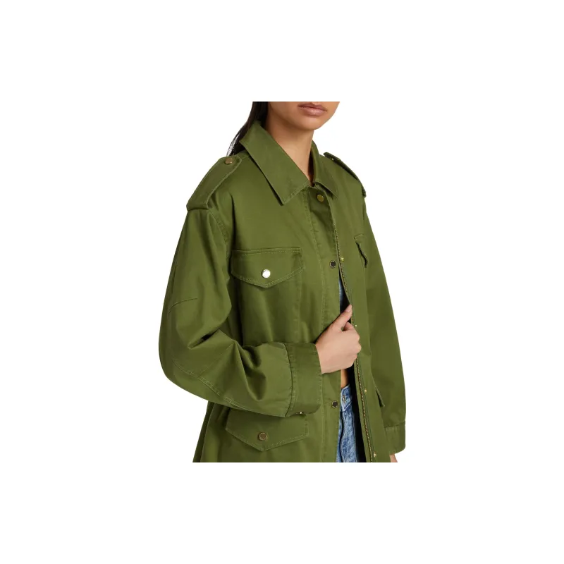 MICHAEL KORS FW24 Jackets Coats Women's Verdant Green-5