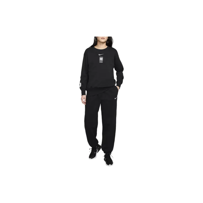Nike Sportswear Phoenix Fleece Korea Soccer Jerseys Women's Black-2