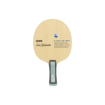 GEWO Ping Pong Paddles Unisex All Wood With Carbon Fiber Yellow