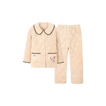 MIIOW Pajama Set Women's Light Yellow
