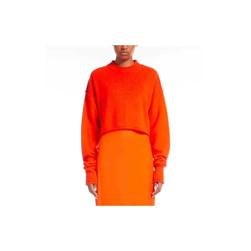 SportMax Cashmere Sweaters Women's Orange-2