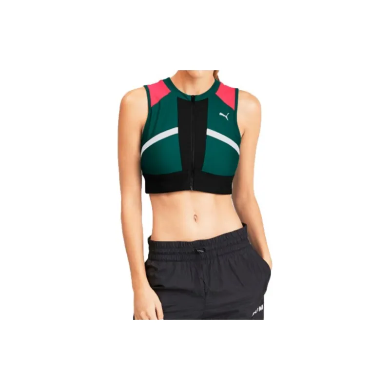 PUMA Shirts Women's Green-1