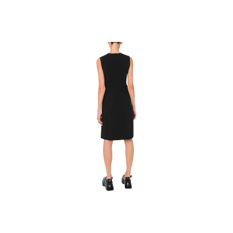 MOSCHINO Safety Pin detail Sleeveless Dress-2