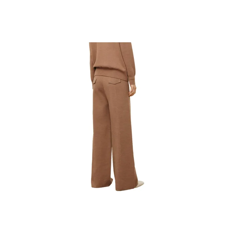 JZ. ANNAKRO Casual Pants Women's Brown Yellow-1