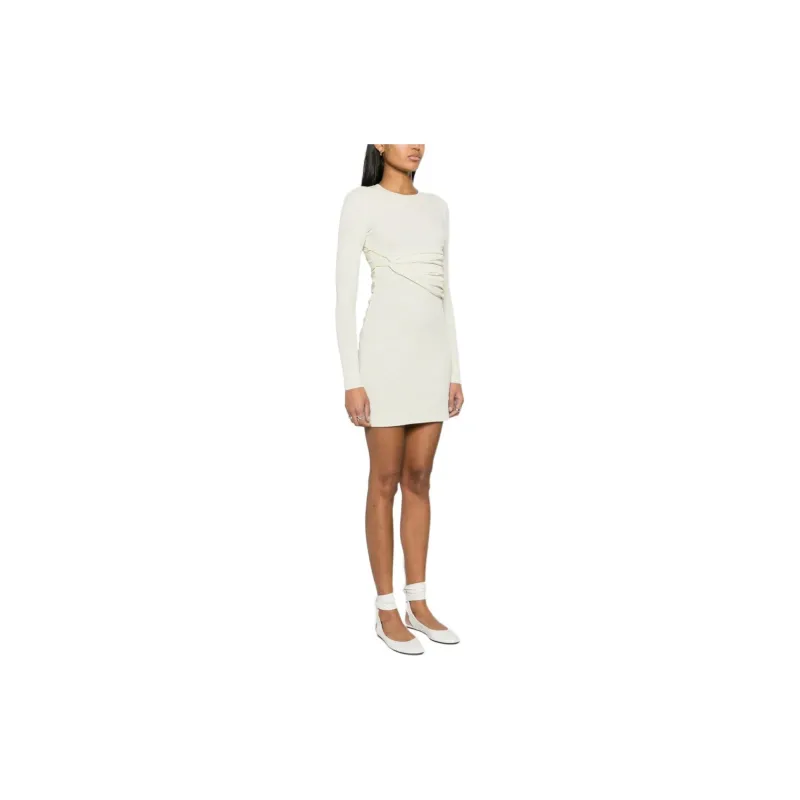 NANUSHKA SS24 Long Sleeved Dresses Women's Wax White-1