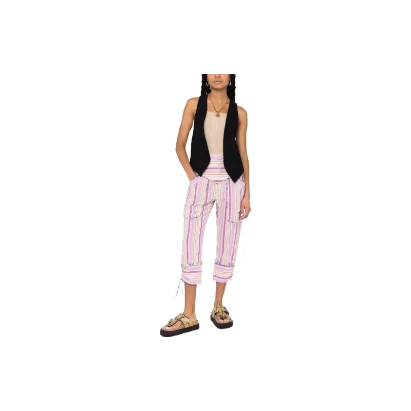 ISABEL MARANT Knitted Sweatpants Women's Pink-1