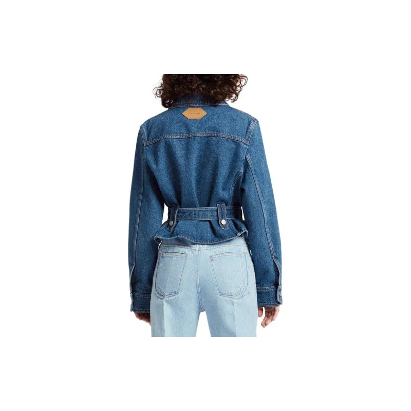 CARVEN Denim Jacket Women's Dark Blue-1