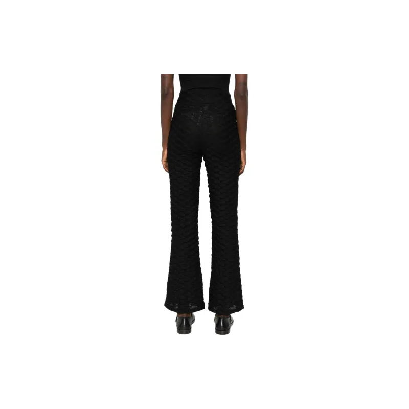 Henrik Vibskov Bubble Wrap High waist Bootcut Trousers-2