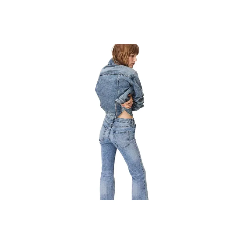 H&M Jeans Women's Light Denim Blue-3