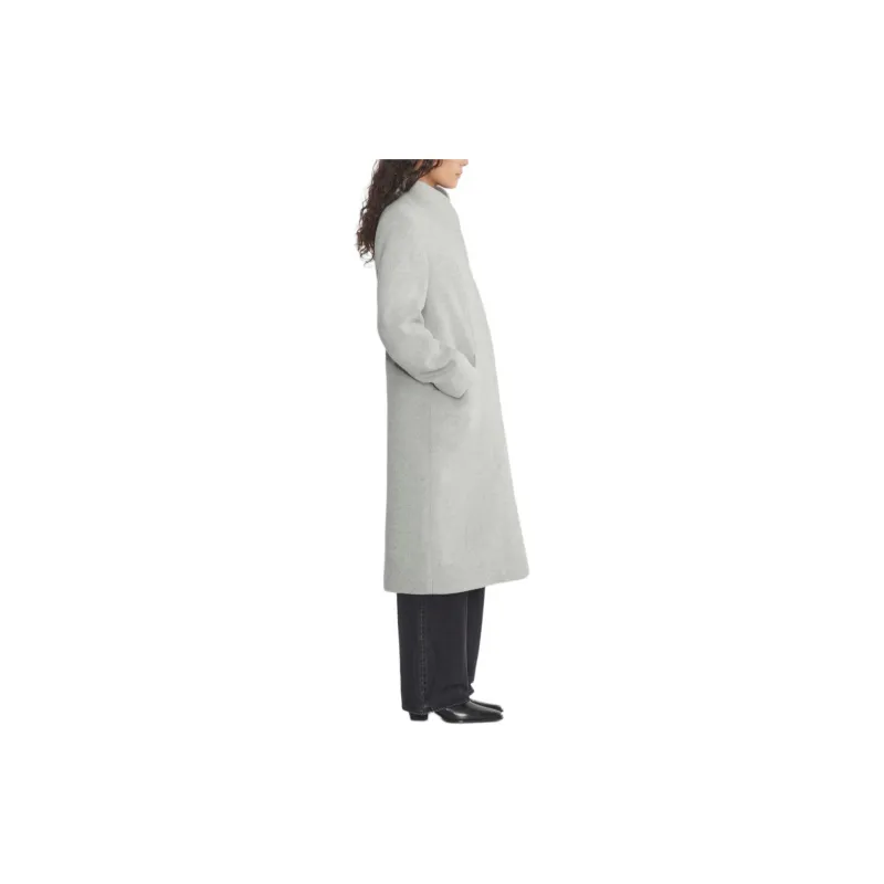 ARITZIA Wilfred The Cocoon Long Coat Coats Women's Linus Txtr Wt Lt Gre/Light Gray-3