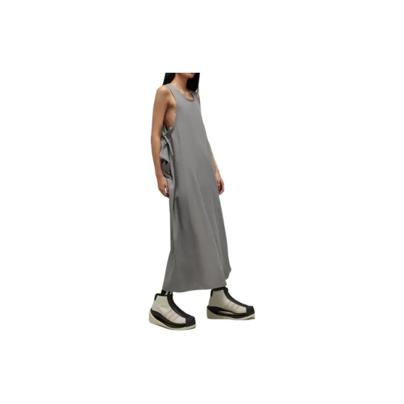 Adidas Sleeveless Dress Women's Gray-5