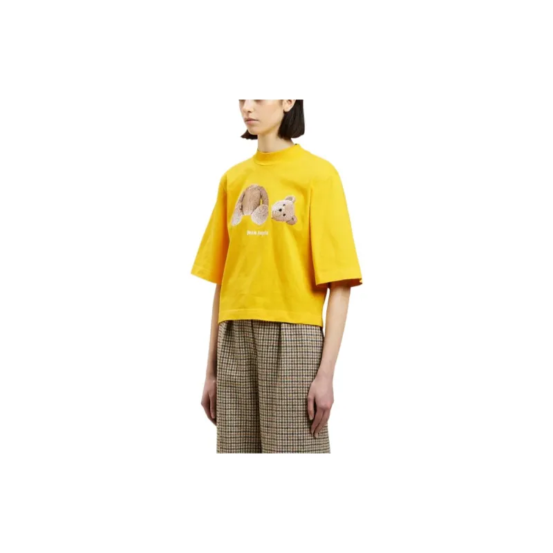 PALM ANGELS T-Shirts Women's Yellow-2