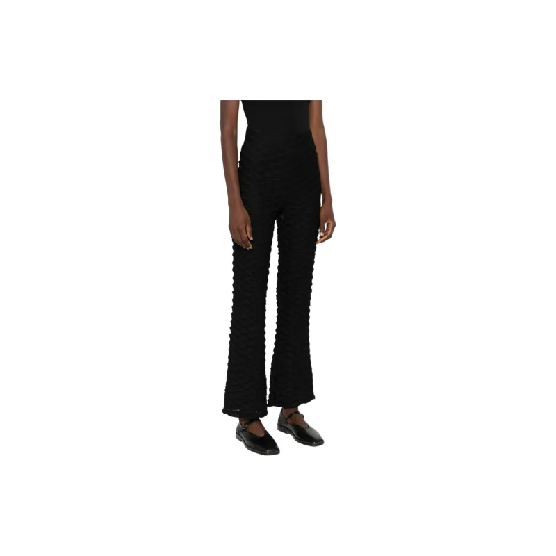 Henrik Vibskov Bubble Wrap High waist Bootcut Trousers-3