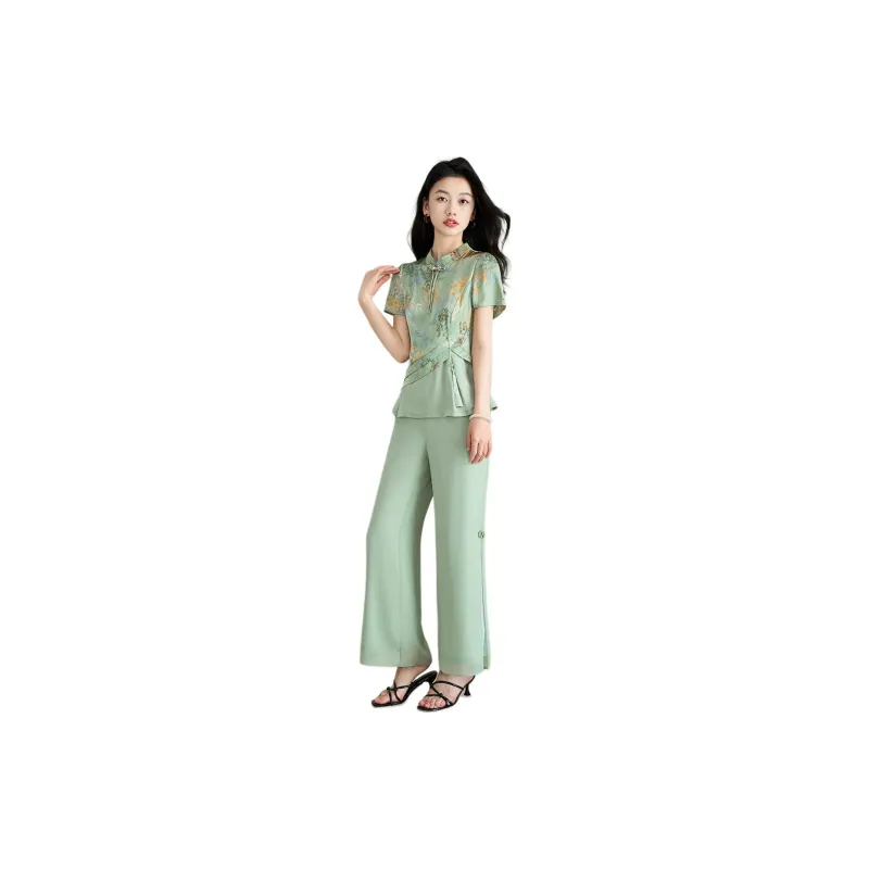 Mylan Casual Suit Women's Green-1