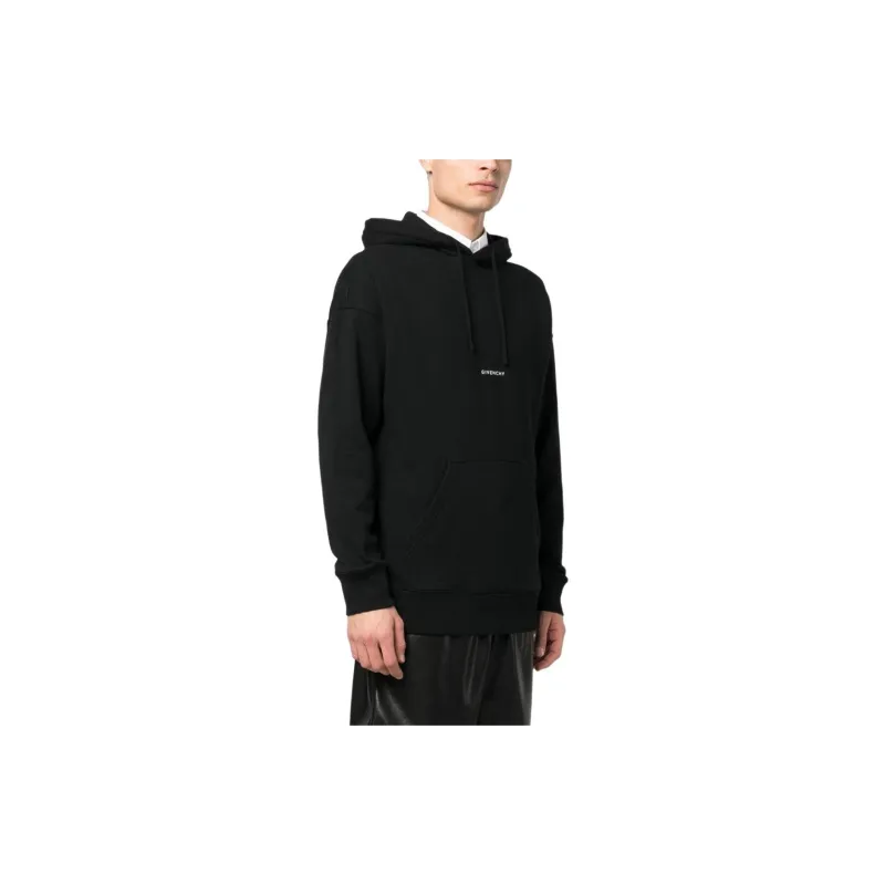 Givenchy Logo print Drawstring Hoodie-5