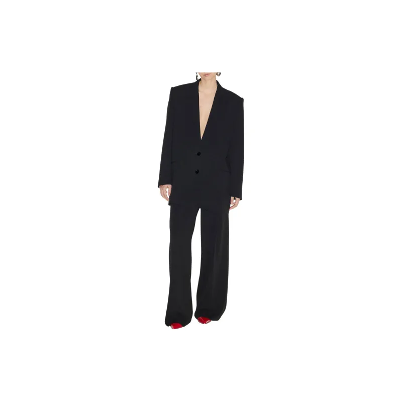 ISABEL MARANT Romina Pleated Tailored Trousers-1