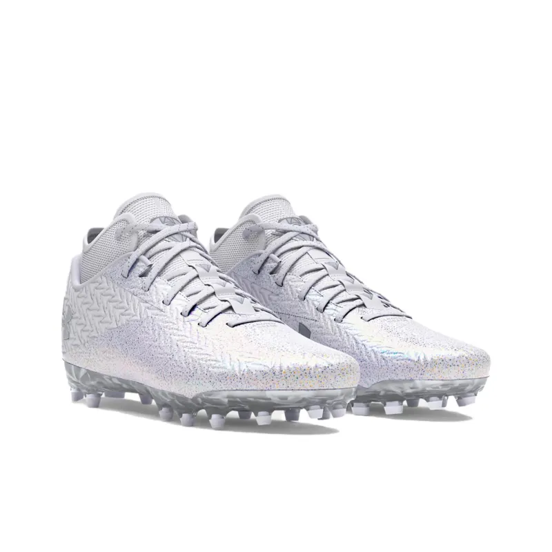 Under Armour Wear Resistant Soccer Shoes Men's White-2