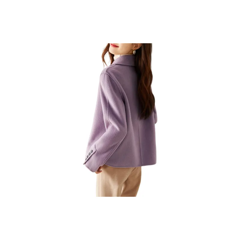 XWI Coats Women's Purple Gray-0