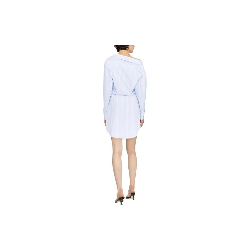 Alexander Wang Off Shoulder Shirt Dress-2