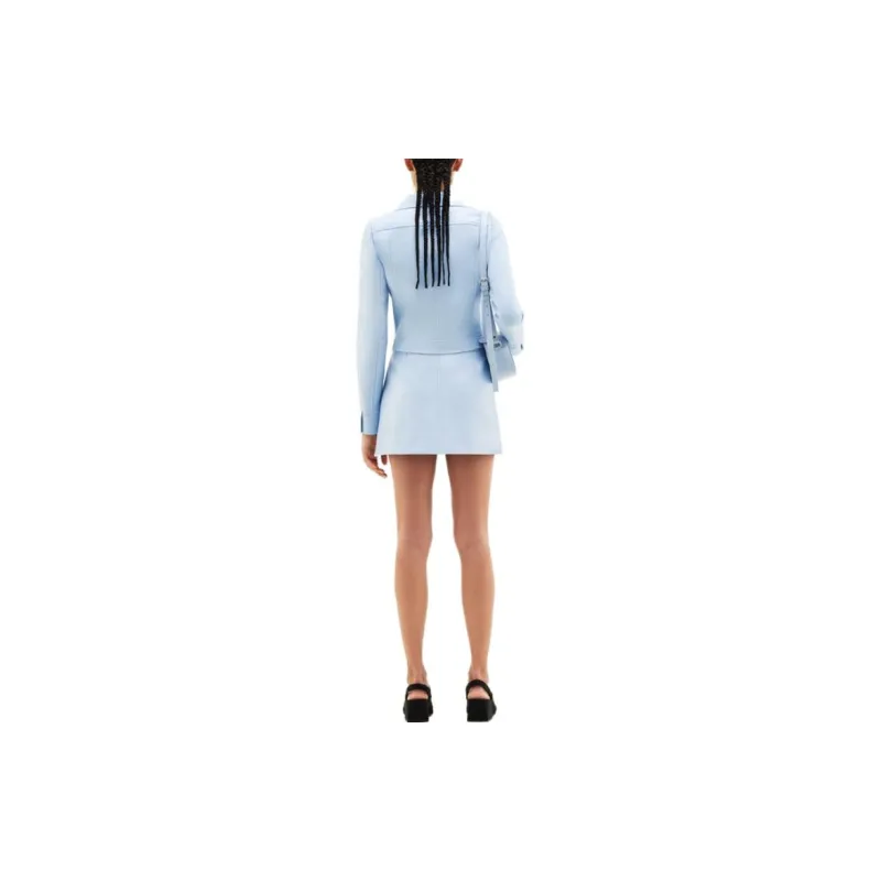 Courrèges Reedition Vinyl Jacket 'Pastel Blue'-3