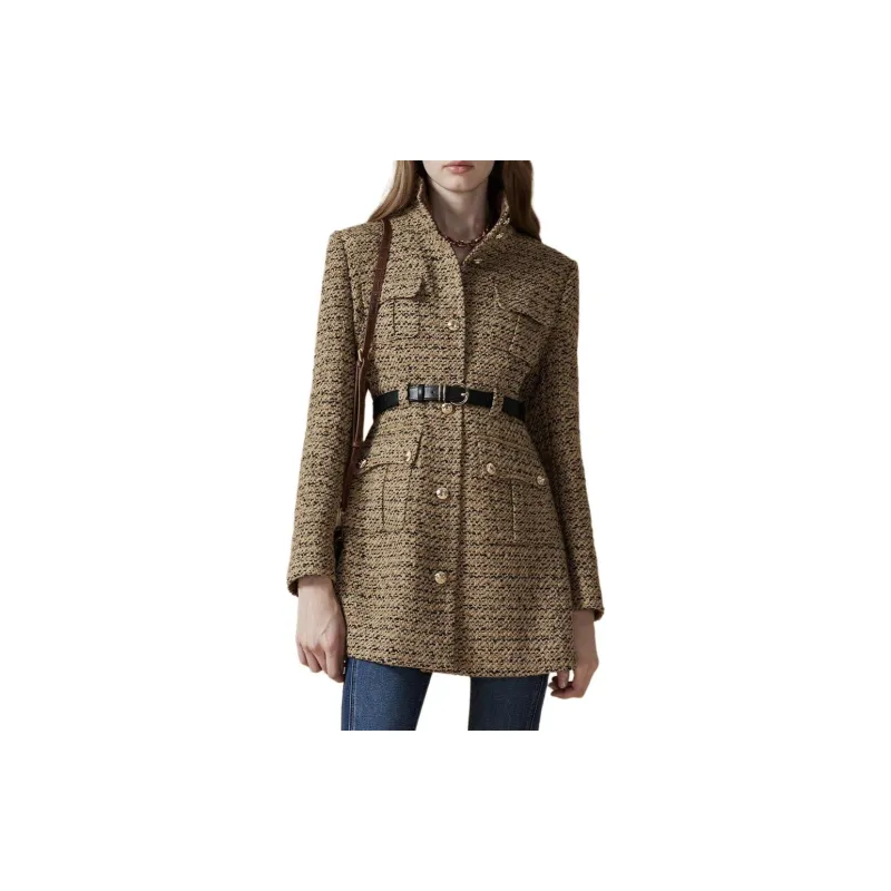 DKNY Coat Women's Coffee & Color-1