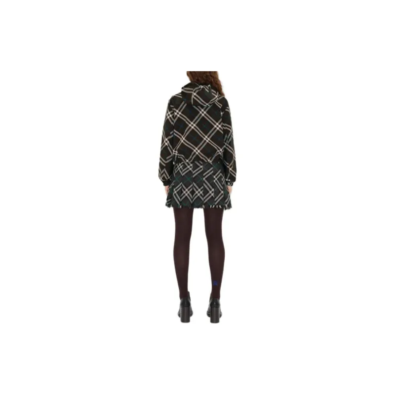 Burberry Checked Reversible Hooded Jacket-5