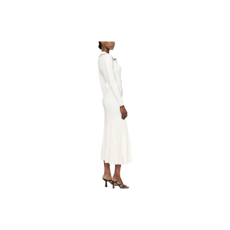 Self portrait Long Sleeved Dresses Women's White-5
