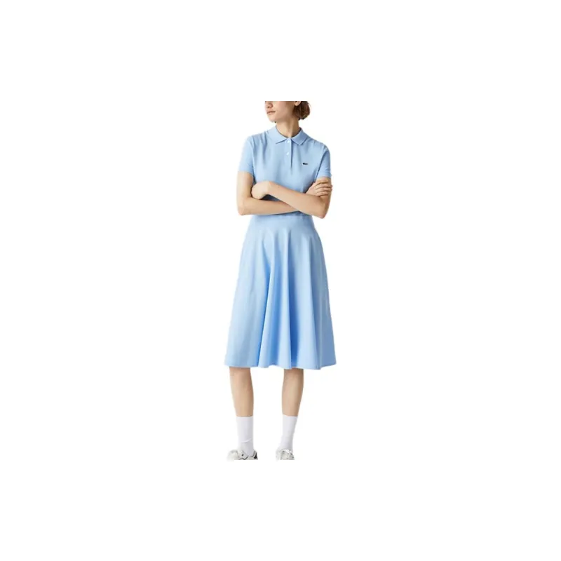 LACOSTE Short-Sleeved Dresses Women's-5