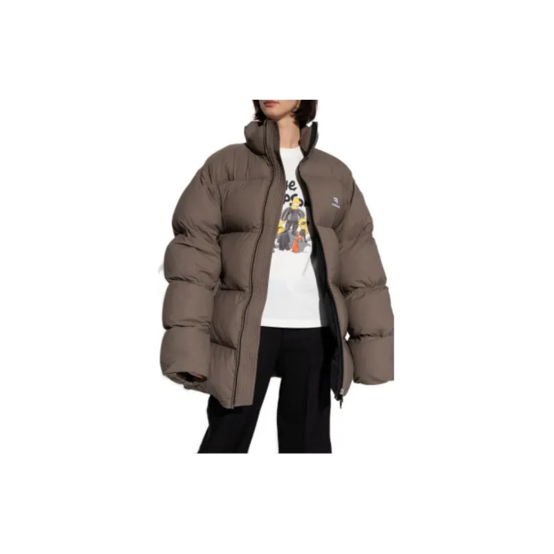 Balenciaga Jackets Women's Brown-3