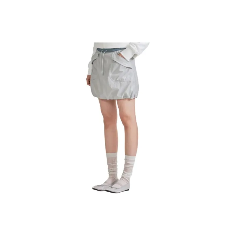 COVERNAT SS24 Casual Short Skirts Women's Light Gray-4
