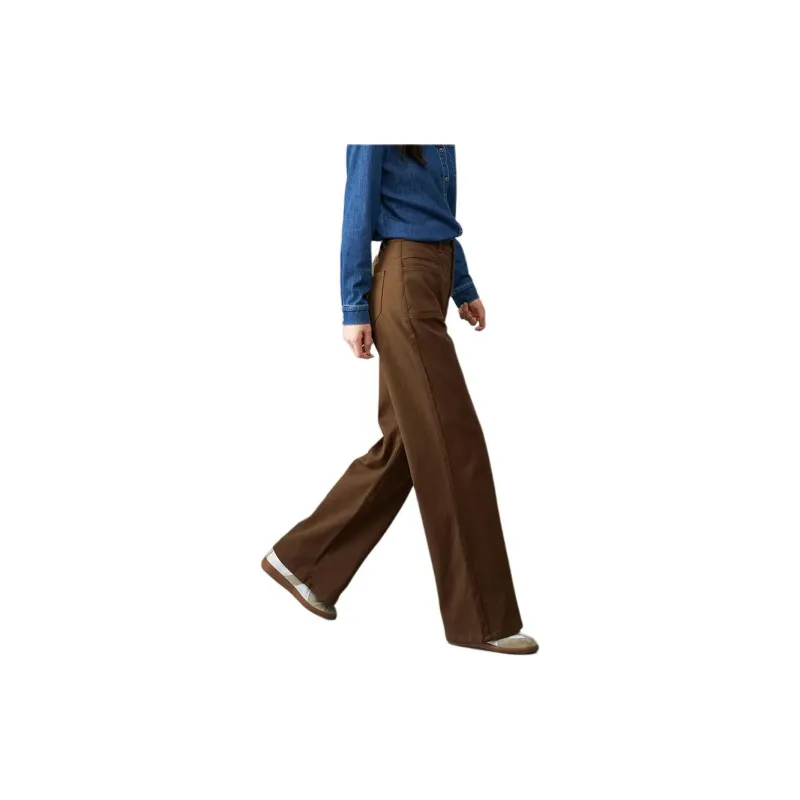 YALIDA Jeans Women's Chocolate-3