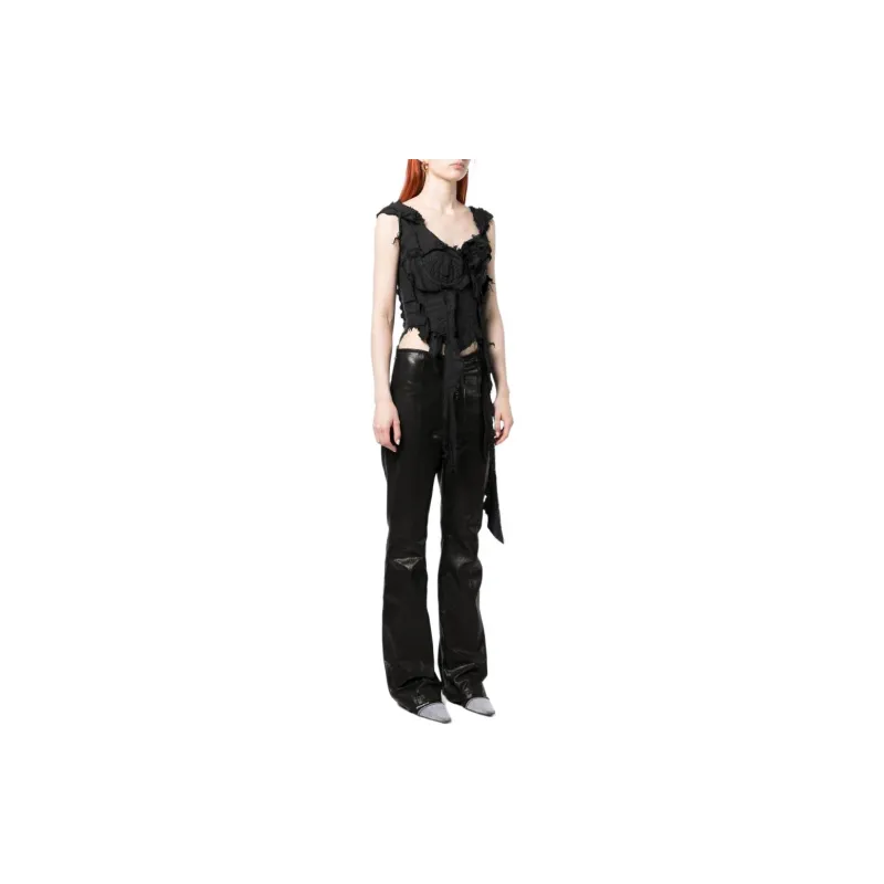 NATASHA ZINKO Tank Tops Women's Black-3