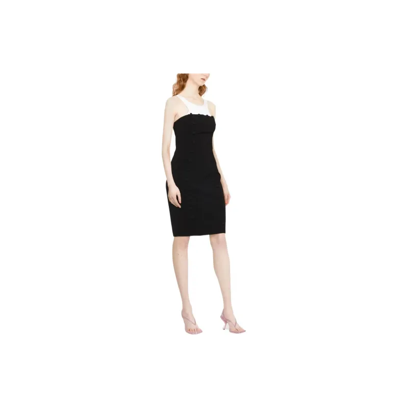 MOSCHINO Sleeveless Dresses Women's Black-1