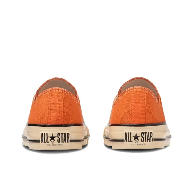 Converse All Star Anti Slip Wear Resistant Low Top Canvas Shoes Unisex Orange-3