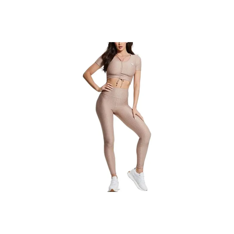 GUESS Eco Delma Active Leggings Casual Pants Women's Mink Color-2