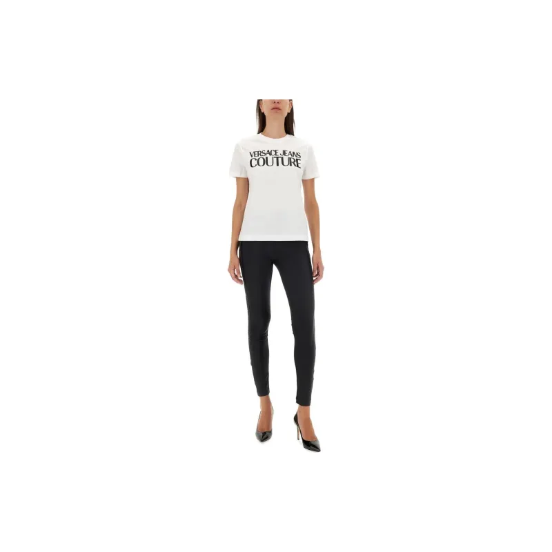 VERSACE JEANS COUTURE Logo Tape Crewneck T Shirt-2