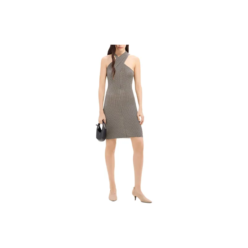 Courrèges Criss cross Jersey Mini Dress-1