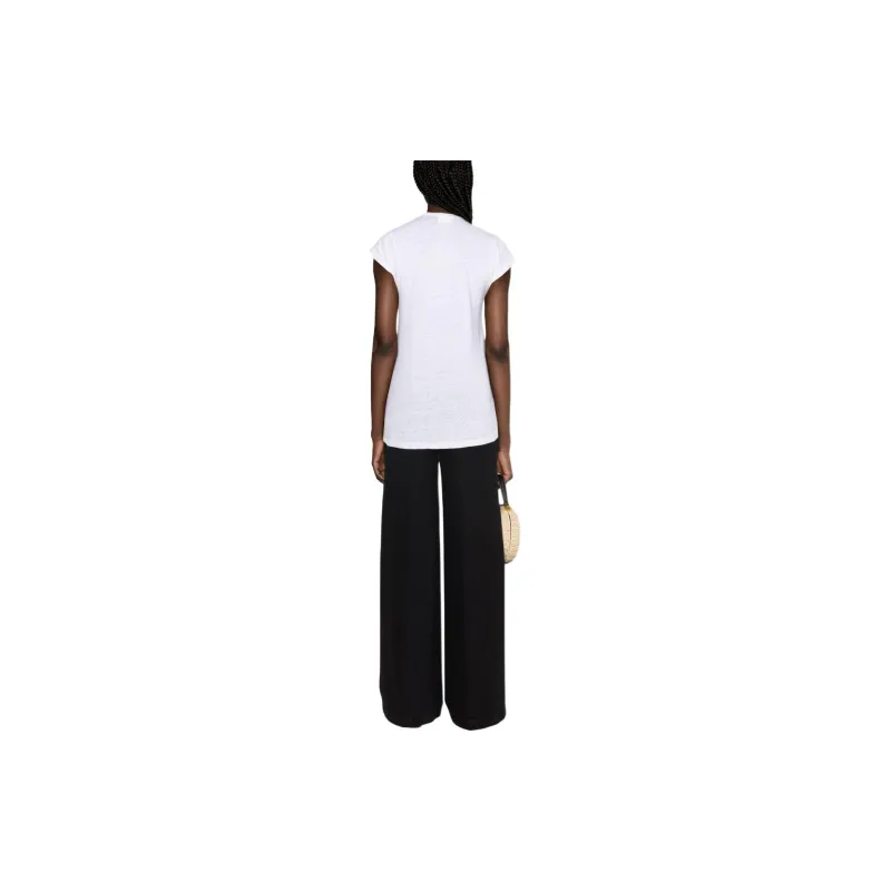 ISABEL MARANT ETOILE Zankou Linen T shirt-3