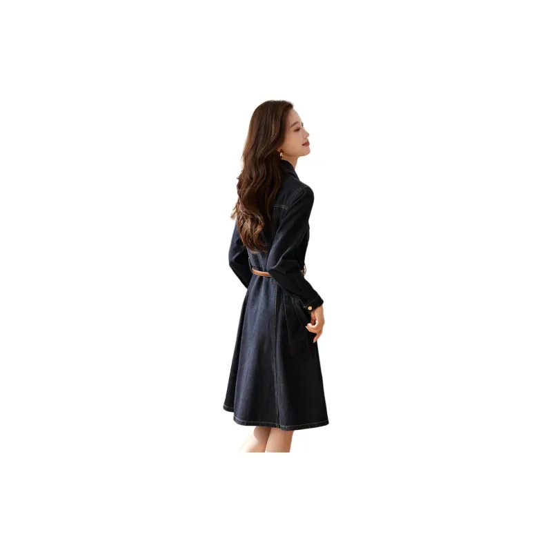 Mo Han Yi Mei Long Sleeved Dress Women's-1