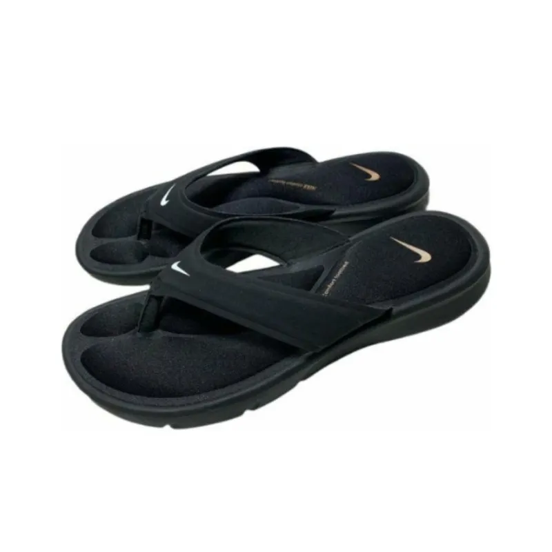 Nike Ultra Comfort Thong Black White Black Women's-3