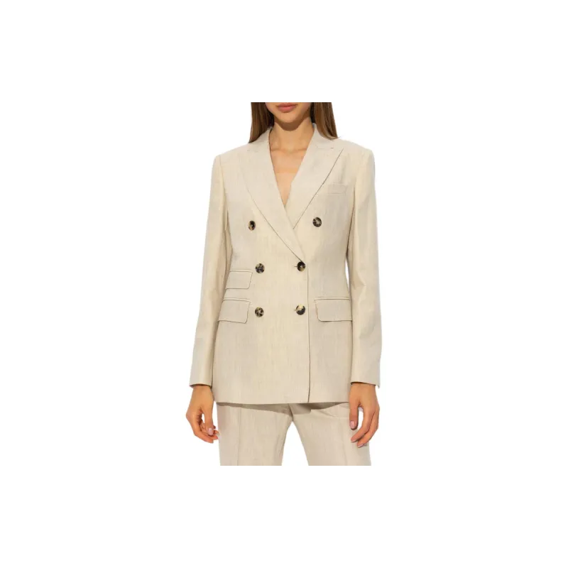 MaxMara Business Suits Coats Women's Cream White-2