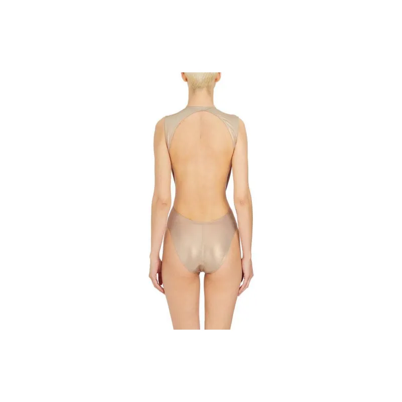 RICK OWENS Open Back Deep V Neck Bodysuit-2